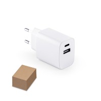 Adaptador de corrente com porta USB-