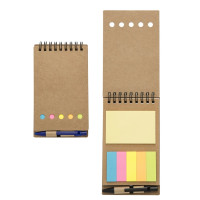 Bloco Eco Kraft e Caneta  