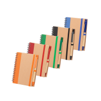 Caderno Eco com caneta