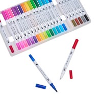 Kit Canetinhas Ponta Dupla 24 peças