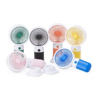 Mini ventilador plástico recarregável 