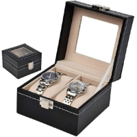 Porta Relógio em Couro ST Porta Relógio em Couro ST