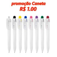 Promoção Caneta Plástica R$1.00