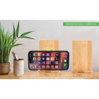 Suporte Celular Eco Bambu Suporte Celular Eco Bambu