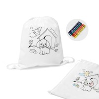 Mochila Infantil para Colorir